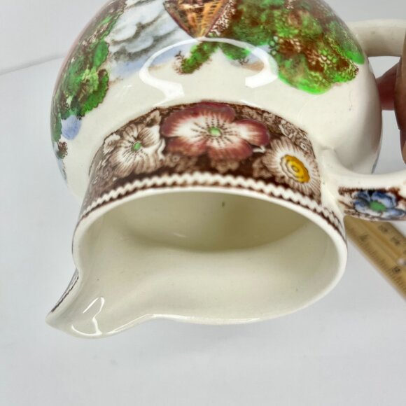 Vtg Porcelain Creamer 4.25" Rural England W.R. Midwinter Ltd - Picture 13 of 13